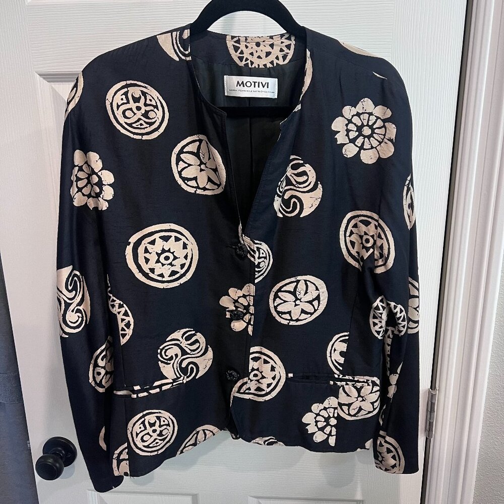 Motivi Italian Patterned Cardigan